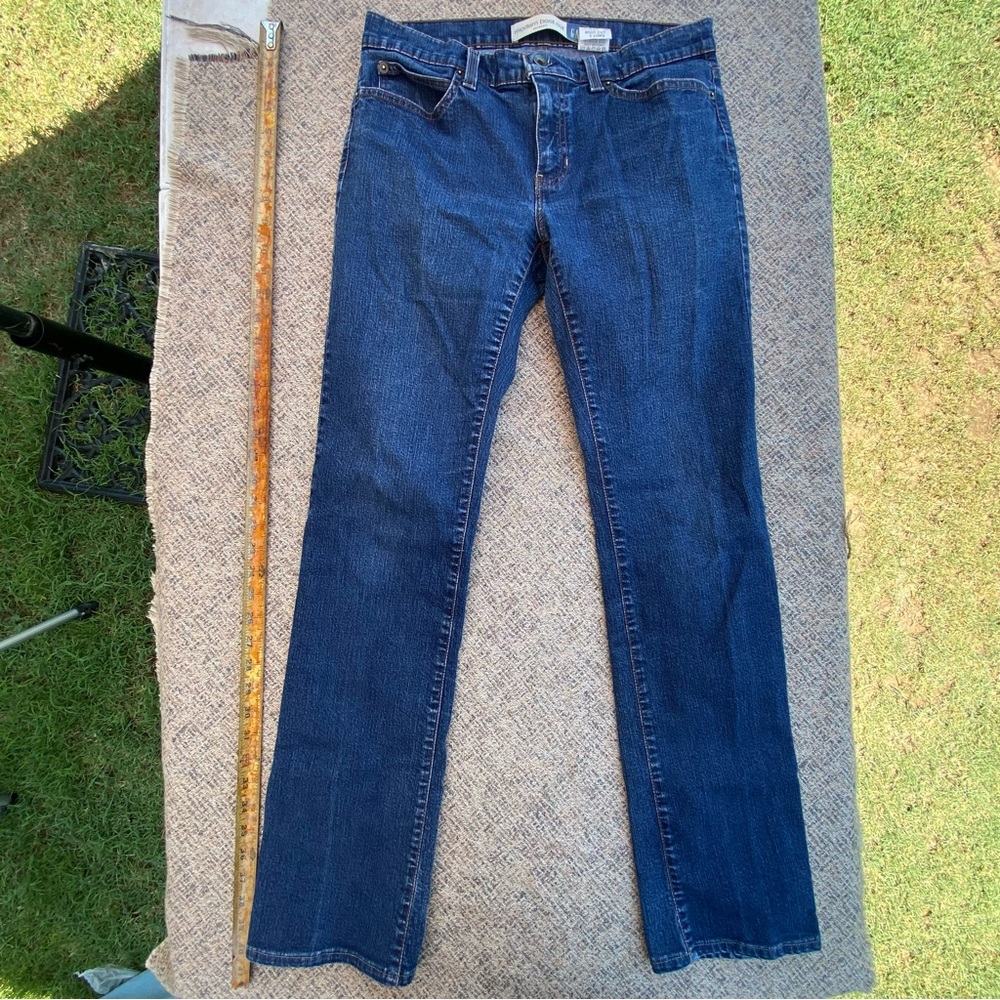 Vtg 90s USA GAP Bootcut Jeans Dark Blue Denim size 8 29 8t 29t 8l 29l